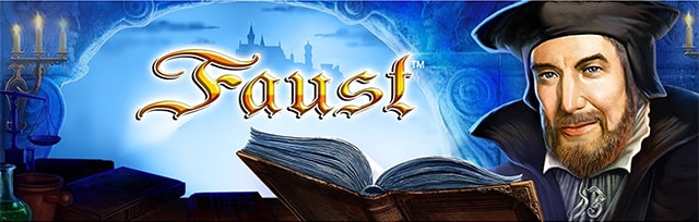 Логотип игрового автомата Фауст.
